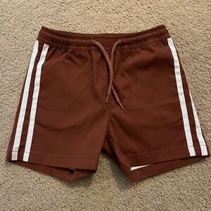 Rylee + Cru Swim Shorts with White Stripes